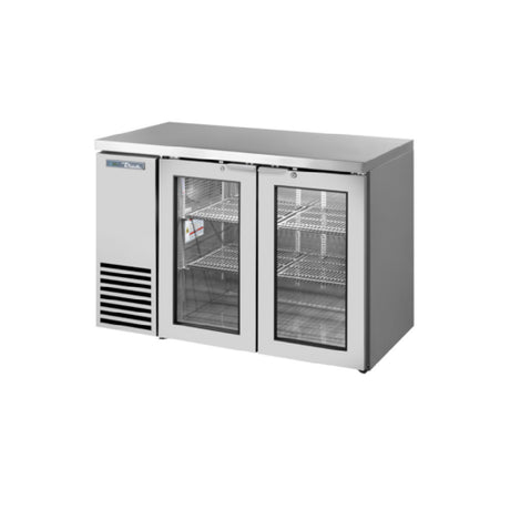 True Mfg. - General Foodservice TBB24-48-2G-Z1-SFT-S-1 - Back Bar Cooler, Two-section
