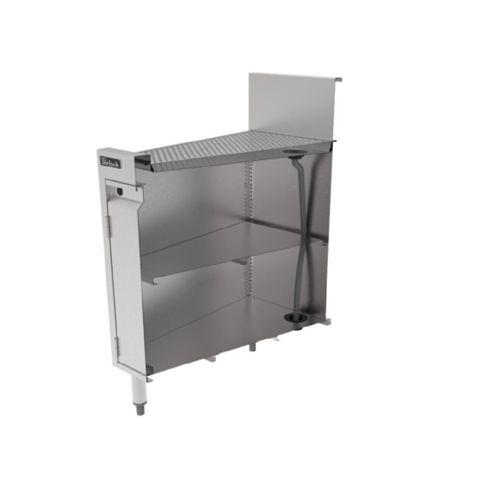 Perlick TSF18SC - Underbar Storage Cabinet 18"W X 24"D, 4" Or 6"H Backsplash With 1" Return At Top