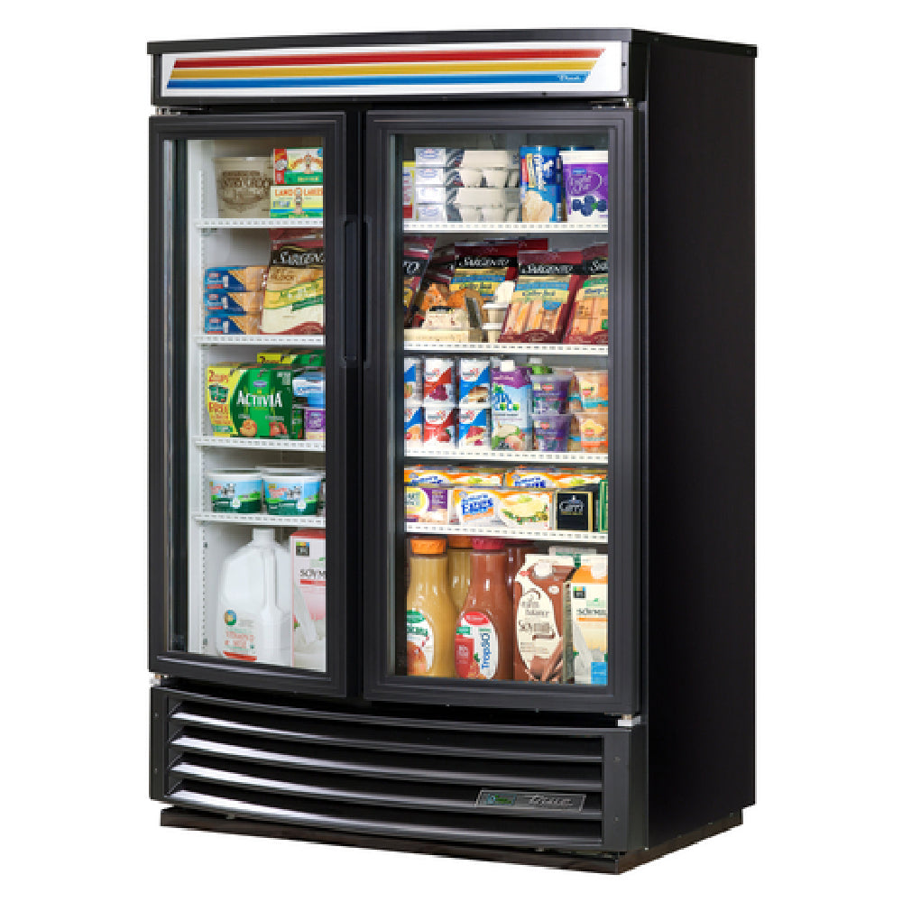 True Refrigeration GDM-14RF-LD_WH Radius Front Merchandiser Two-section