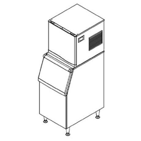 Empura Ice Machines E-MCFB430 Ice Machine Modular Cube-style