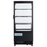 Empura E-RDC-17B-2D - Refrigerated Display Case, Countertop, 16.9"W × 16.6"D × 38.9"H