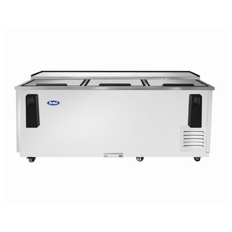 Atosa USA, Inc. MBC80GR - Atosa Bottle Cooler, 80-1/2"W X 26-3/4"D X 38-1/2"H, Self-contained Side Mount Refrigeration