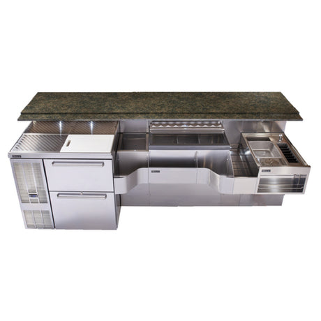 Perlick PTE68-A-WF - Tobin Ellis Signature Cocktail Station, Pre-configured, 68"W O.A.