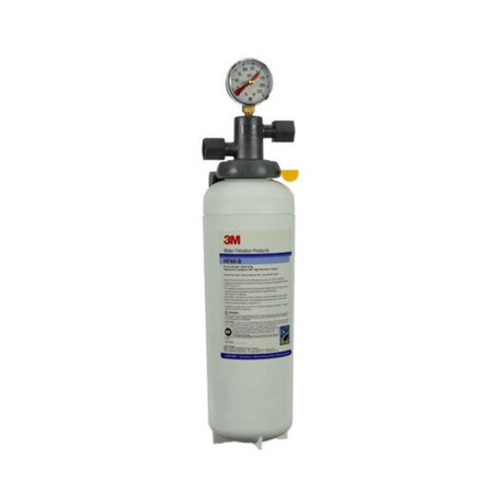 3M Water Filtration Products with pressure gauge and mounting hardware for cartridge replacement