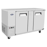 Atosa USA, Inc. SBB69GRAUS1 - Atosa Back Bar Cooler, Shallow Depth, Two-section