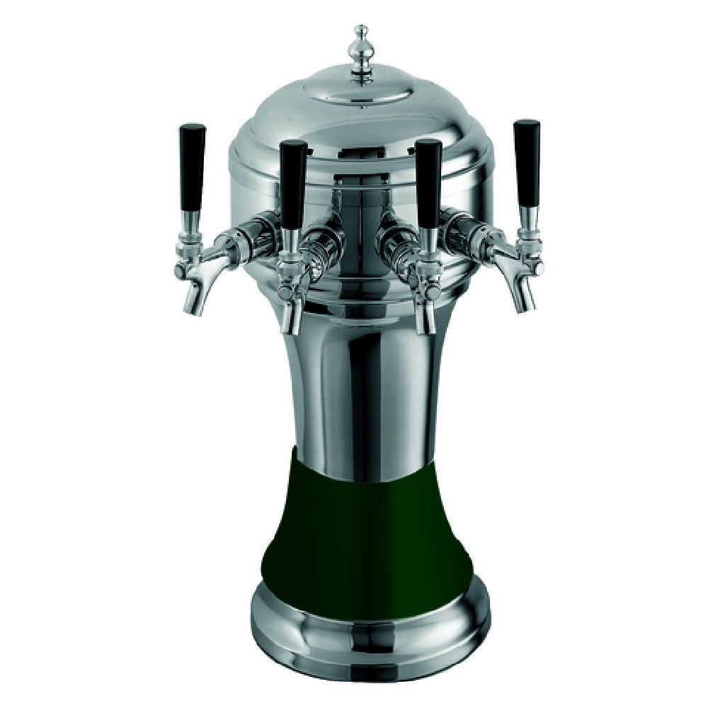 Perlick 4056GR3BPC - Roma Draft Beer Tower, Countertop, 8-1/8" Diameter X 20-1/2"H