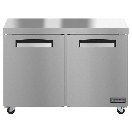 Hoshizaki EUF48A - Economy Series Undercounter Freezer, Reach-in, Two-section
