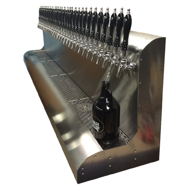 Perlick 3076-9 Modular Draft Beer Dispensing Tower Wall Mount 27“W X 22-3/4” H