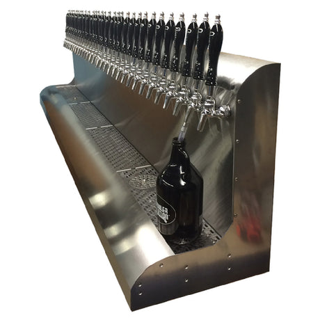 Perlick 3076-13 Modular Draft Beer Dispensing Tower Wall Mount 39“W X 22-3/4” H