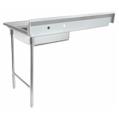 Empura Stainless EUDT48R Soiled Dishtable with stainless steel construction and soiled dish trough