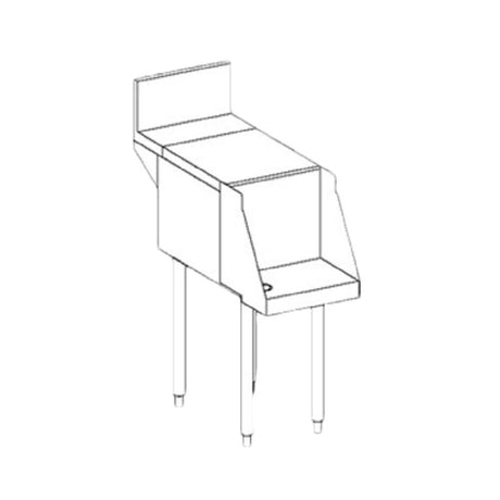 Perlick TS18BLD - TS Series Blender Station, 18", Flat Worktop