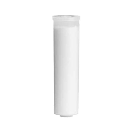 White cylindrical plastic container for HT-10 KleenWare water filter cartridge