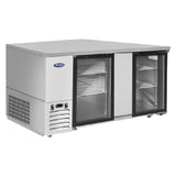 Atosa USA, Inc. MBB69GGR - Atosa Back Bar Cooler, Two-section, 68"W X 28-1/10"D X 40-1/8"H