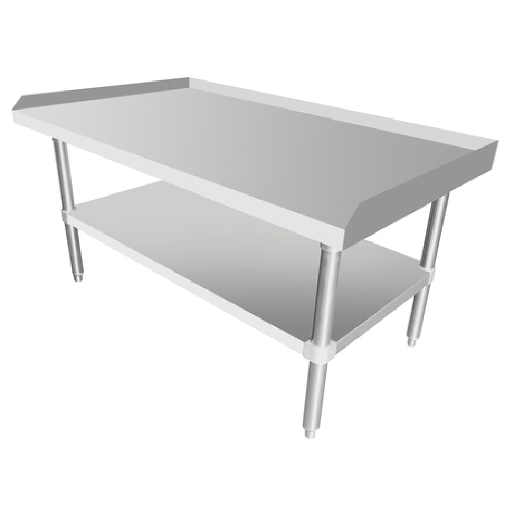 Atosa USA, Inc. ATSE-3048 - MixRite Equipment Stand, 48"W X 30"D X 24"H, Stainless Steel Top With Upturn On Rear & Sides