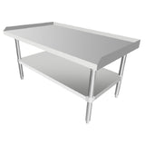 Atosa USA, Inc. ATSE-3048 - MixRite Equipment Stand, 48"W X 30"D X 24"H, Stainless Steel Top With Upturn On Rear & Sides