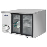 Atosa USA, Inc. MBB59GGR - Atosa Back Bar Cooler, Two-section, 57-4/5"W X 28-1/10"D X 40-1/8"H