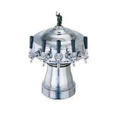 Perlick 4005D4BPC - Gambrinus Draft Beer Tower, Countertop, 12-3/4" Diameter X 19-3/8"H