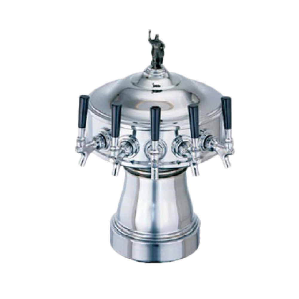 Perlick 4005D4B - Gambrinus Draft Beer Tower, Countertop, 12-3/4" Diameter X 19-3/8"H