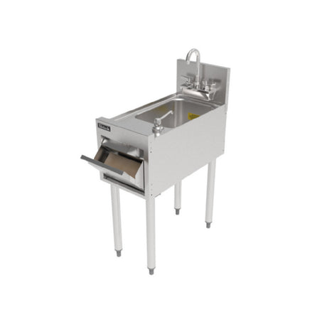 Perlick TSF12HS-STK - (Quick Ship) TSF Series Underbar Hand Sink Unit, 12"W X 24"D