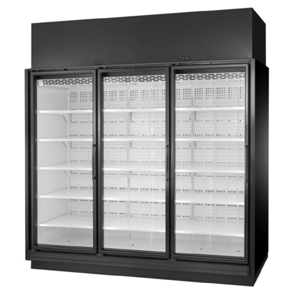 True Refrigeration TRM3M-BLK-WHT-1BLKRRR-YN-4 Refrigerated Merchandiser