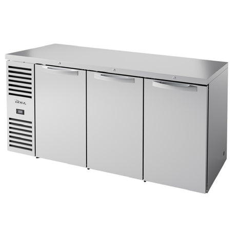 True Mfg. - Premier Bar TBR72-RISZ1-L-S-SSS-1 - Refrigerated Back Bar Cooler, Three-section