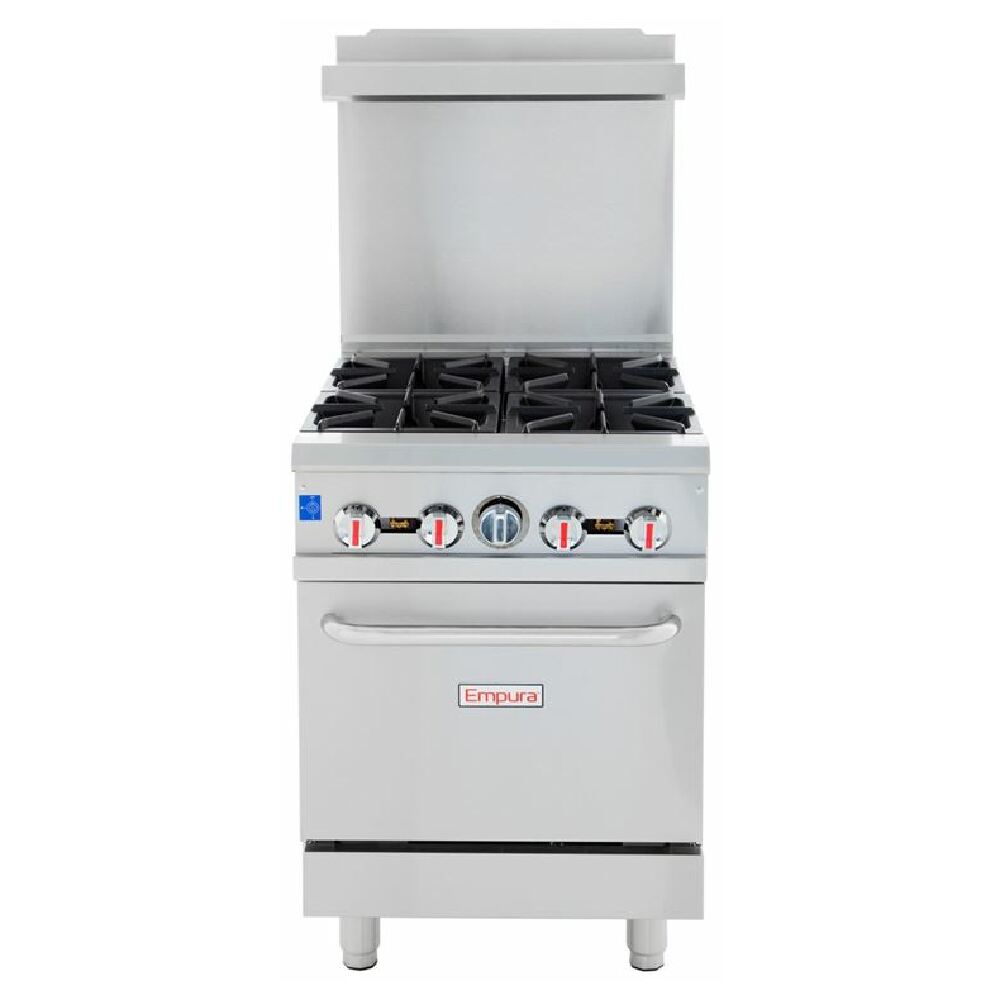 Empura Equipment EGR-24_LP Gas Range Stainless Steel Commercial Liquid Propane Gas Range With Oven