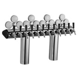 Perlick 66500P-12BIM - Illuminated Winged Bridge Draft Tower, Countertop, 36-3/4"W X 22-1/4"H O.A.