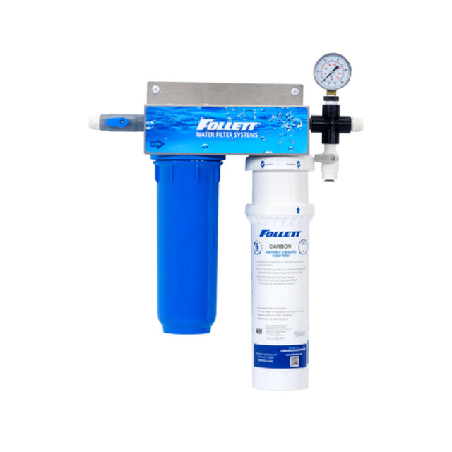 Follett CARBONSTDCAPSYSTEM Standard Capacity Water Filter System With Carbon For Use With Maestro Plus™ Ice Machines And Symphony Plus™ Ice And Water Dispensers. Filtration Capacity 5000 Gallons (18927 Liters). System Includes 