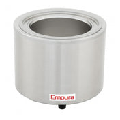 Empura Stainless Steel Round Countertop Food Warmer 11 Qt. for commercial kitchens