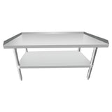 Atosa USA, Inc. ATSE-3048 - MixRite Equipment Stand, 48"W X 30"D X 24"H, Stainless Steel Top With Upturn On Rear & Sides