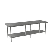 Atosa USA, Inc. ST3084EC - MixRite Work Table, 84"W X 30"D X 34"H, 18/430 Stainless Steel Top With Turned Down Edges