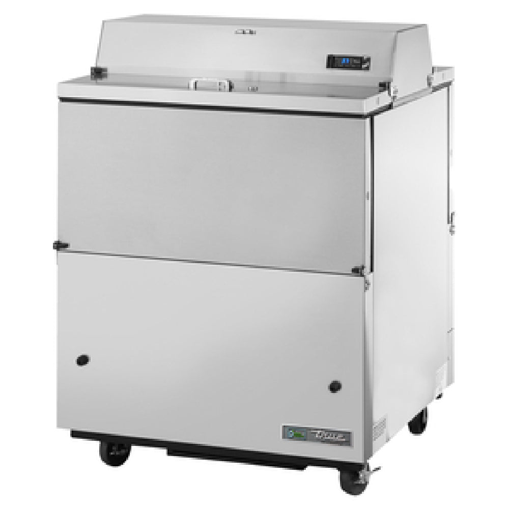 True Mfg. - General Foodservice TMC-34-S-DS-HC - Mobile Milk Cooler, Forced-air, (8) 13" X 13" X 11-1/8" Crate Capacity