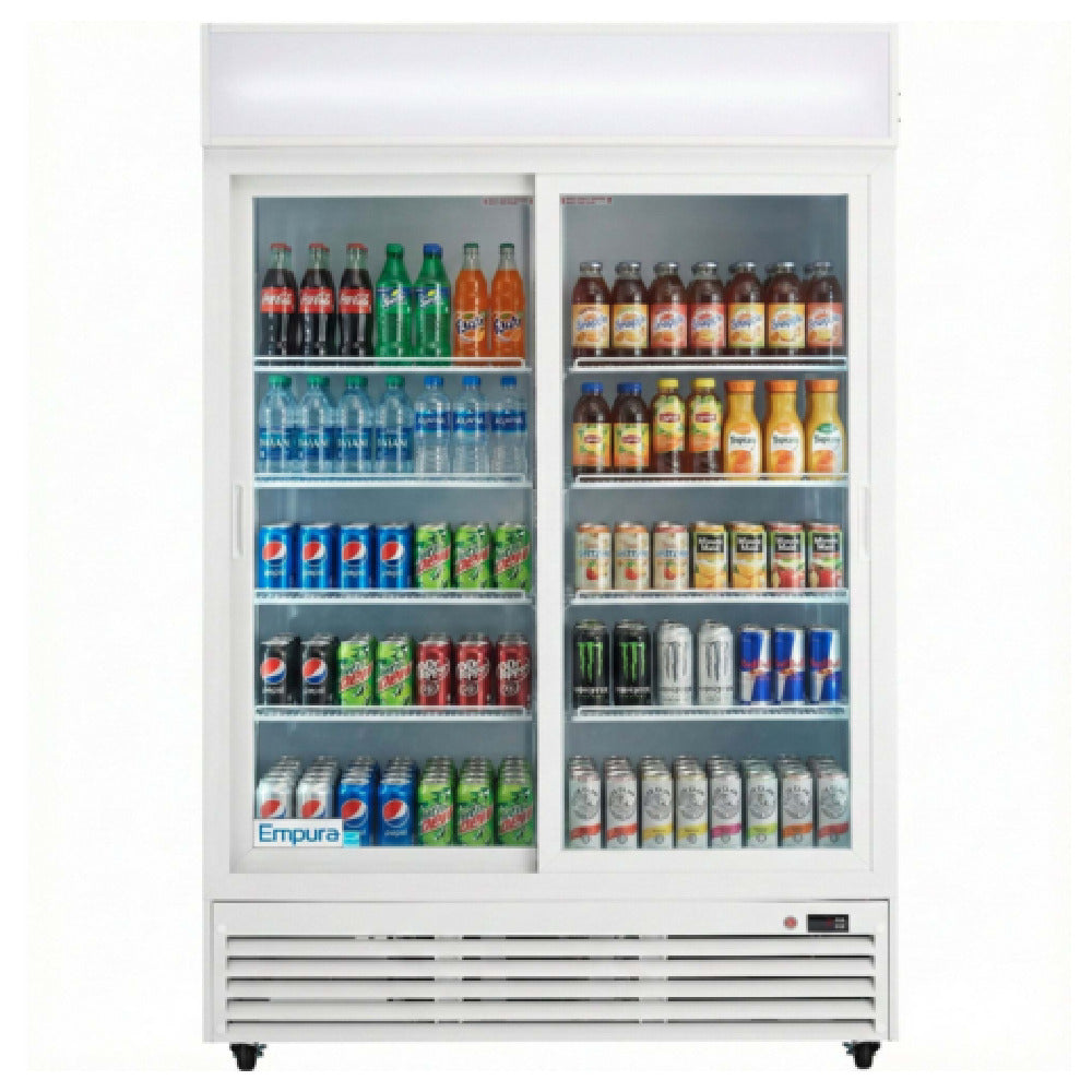 Empura ESM-42W - Refrigerated Merchandiser, 52.36"W X 27.56"D X 79.65"H, 42 Cu. Ft. Capacity