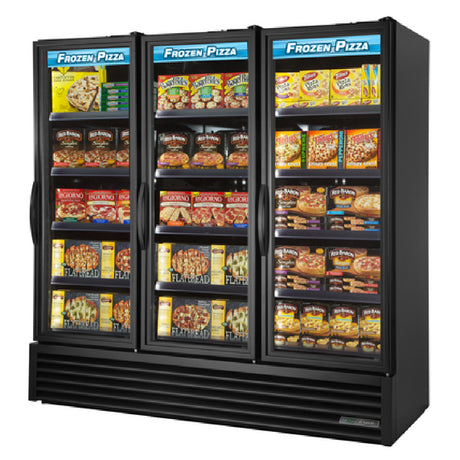 True Mfg. - General Foodservice FLM-81F~TSL01_WH - Full Length Freezer Merchandiser