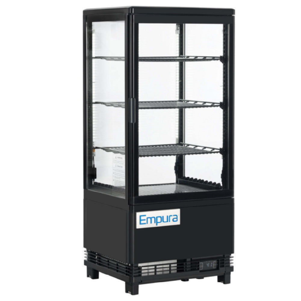 Empura E-RDC-17B-1D - Refrigerated Display Case, Countertop, 16.7"W × 14.9"D × 44.4"H