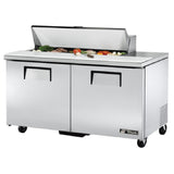 True Mfg. - General Foodservice TSSU-60-12-HC - Sandwich/Salad Unit, (12) 1/6 Size (4"D) Poly Pans