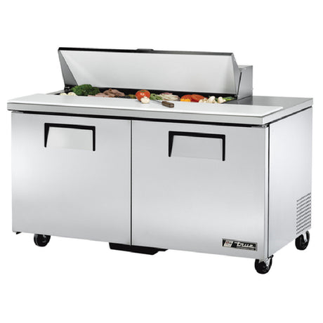 True Mfg. - General Foodservice TSSU-60-12-HC - Sandwich/Salad Unit, (12) 1/6 Size (4"D) Poly Pans