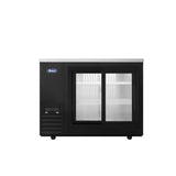 Atosa SBB48SGGRAUS2 Atosa Back Bar Cooler Shallow Depth Two-section