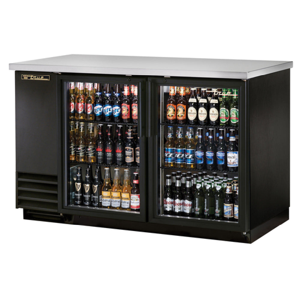 True Mfg. - General Foodservice TBB-2G-HC-LD - Back Bar Cooler, Two-section, 58-7/8"W