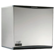 Stainless steel Scotsman C0830SR-32 Prodigy Plus ice maker with modern cube style design