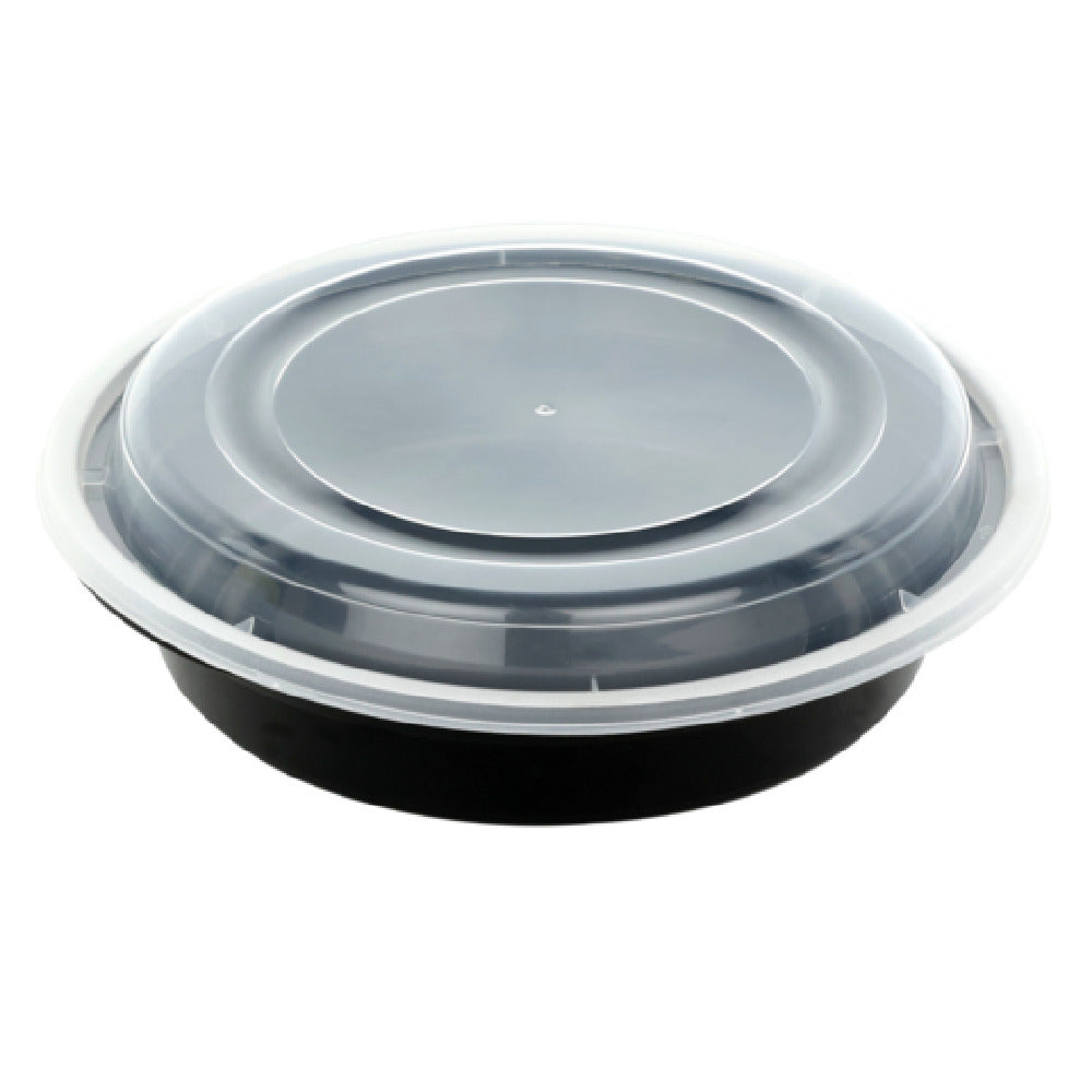 Empura RSL-923 - Microwavable Togo Container, 7.28"W X 7.28"D X 1.6"H, 24 Oz Capacity