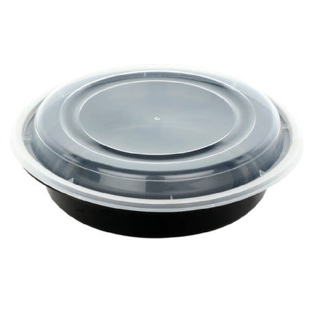 Empura RSL-923 - Microwavable Togo Container, 7.28"W X 7.28"D X 1.6"H, 24 Oz Capacity