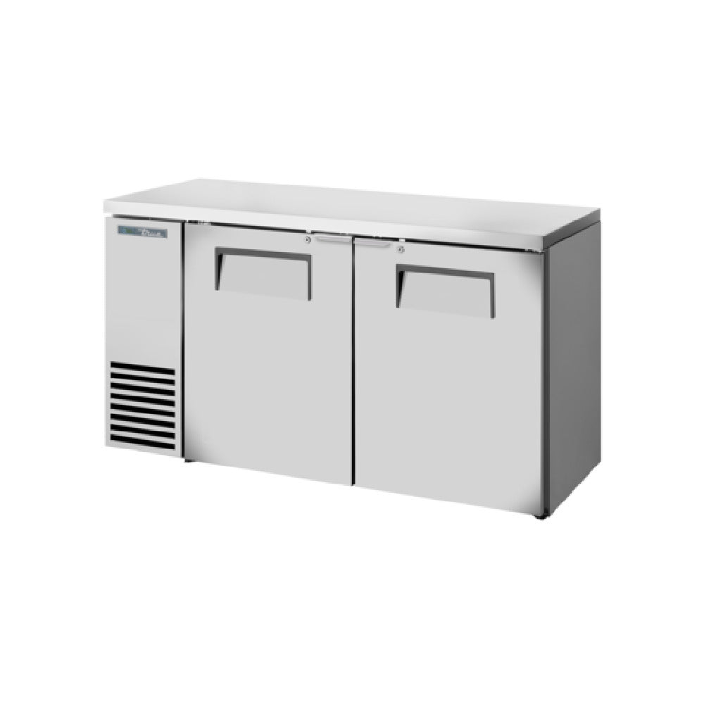 True Mfg. - General Foodservice TBB24-60-2S-Z1-SFT-S-1 - Back Bar Cooler, Two-section