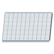 Metal ventilation grate with horizontal slats for Hoshizaki Hail Guard Kit