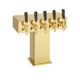 Perlick 4006-5BTF - Tee Draft Beer Tower, Countertop, 14-5/8"W X 12-15/16"H