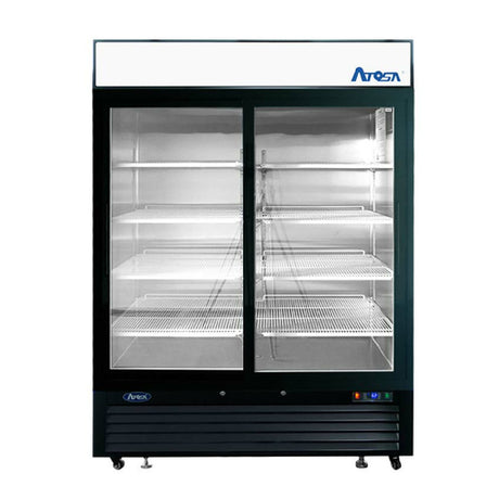 Atosa USA, Inc. MCF8727GR - Refrigerator Merchandiser, Two-section, 54-2/5"W X 29-7/10"D X 81-1/5"H