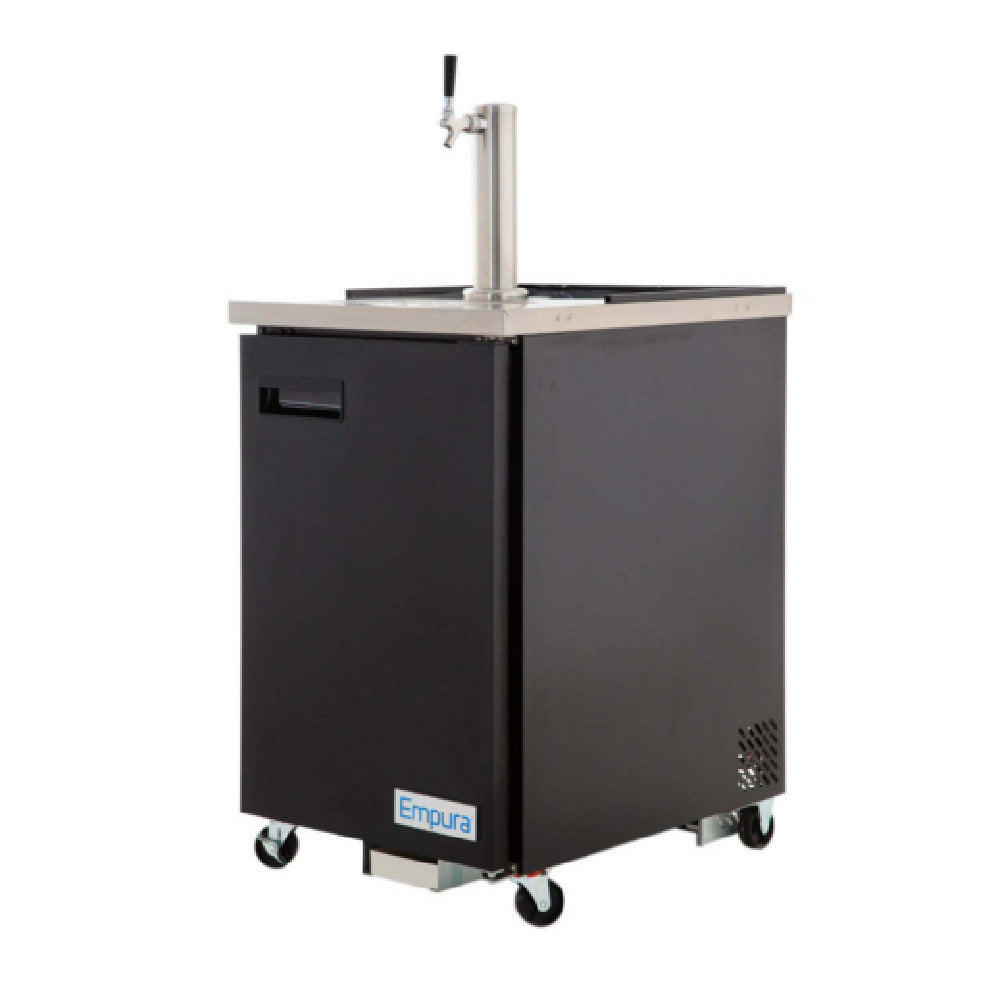 Empura E-KDD1 - Direct Draw Beer Dispenser, 24.1"W X 29.9"D X 38.7"H, 8.1 Cu. Ft. Capacity