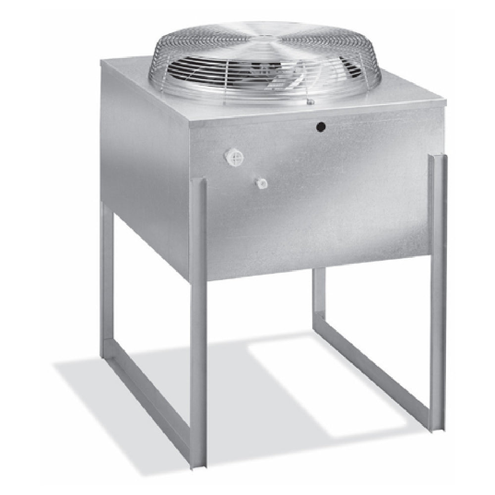 Stainless steel remote condensing unit with top-mounted fan for Manitowoc JCF0900-251