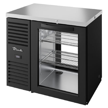 True Mfg. - Premier Bar TBR36-PTSZ1-L-B-G-G-1 - Refrigerated Back Bar Cooler, Pass-thru