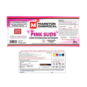 Marston Chemical 300163 Pink Suds Detergent 1 Gallon For Hand Washing Dishes